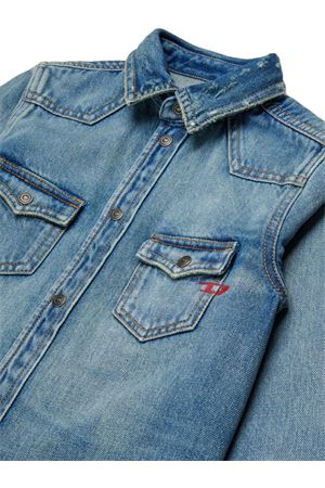 blue cotton shirt DIESEL KIDS | J00760KXBRHK01